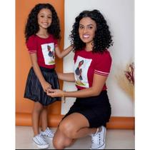 Camiseta Tal mãe e Tal filha vermelha Camiseta Tal mãe e Tal filha vermelha