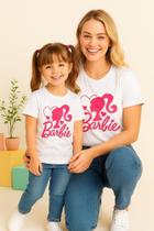 Camiseta Tal Mãe Tal Filha Barbie ( 2 peças ) Camiseta Tal Mãe Tal Filha Barbie ( 2 peças )