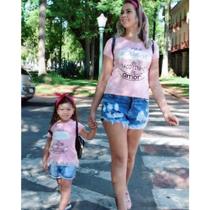 Camiseta Tal Mãe Tal Filha Pacotinho de amor