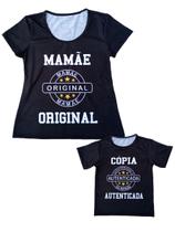 Camiseta Tal Mãe Tal Filho Miniatura da Mamãe Kit Adulto e Infantil