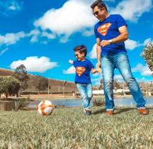 Camiseta Tal Pai Tal Filho Super Pai Super Filho