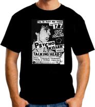 Camiseta Talking Heads - Promo do Single Psycho Killer - 1977 Camiseta Talking Heads - Promo do Single Psycho Killer - 1977