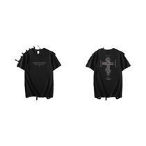 Camiseta Tática De Algodão Masculina Para O Verão Com Estampa Cruzada Nas Costas Estilo Militar Camiseta Tática De Algodão Masculina Para O Verão Com Estampa Cruzada Nas Costas Estilo Militar