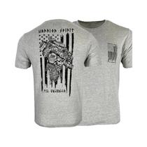 Camiseta Tática Masculina Com Estampa De Caveira 100% Algodão Gola Redonda Manga Curta Casual Camiseta Tática Masculina Com Estampa De Caveira 100% Algodão Gola Redonda Manga Curta Casual