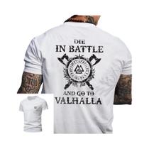 Camiseta Tática Masculina De Algodão Solta Com Estampa Militar, Manga Curta, Casual, Para Verão E