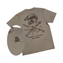 Camiseta Tática Unissex De Algodão, Gola Redonda, Moda De Verão, Design De Exército Espartano, Alta