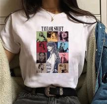 Camiseta Taylor Swift Camisa Feminina Baby Look 100% Algodão Camiseta Taylor Swift Camisa Feminina Baby Look 100% Algodão