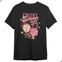 Camiseta Taylor Swift Tumblr Cantora Cruel Summer Unissex Fã