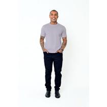Camiseta Tech Cotton Stretch Caqui P Camiseta Tech Cotton Stretch Caqui P