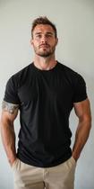 Camiseta tech t-shirt anti odor masculina basicamente preto Camiseta tech t-shirt anti odor masculina basicamente preto