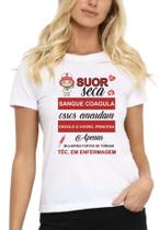 Camiseta Tecnico De Enfermagem Enfermeira