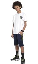 Camiseta Teen Masculina Lemon Meia Malha 81453