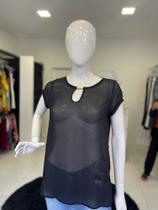 Camiseta tela preta Camiseta tela preta