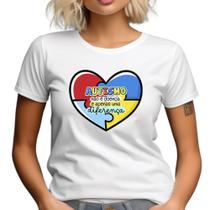 Camiseta Tema Autista Camisa Blusa Babylook Autismo Atipico Camiseta Tema Autista Camisa Blusa Babylook Autismo Atipico