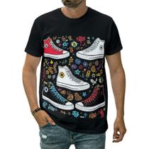 Camiseta Tênis Clássico Casual Urbano Vintage Estiloso Camiseta Tênis Clássico Casual Urbano Vintage Estiloso