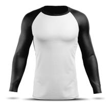 Camiseta Térmica Blusa Esportiva Longa Rash Guard Corrida Jiu Jitsu Proteção Solar UV Luta Dry Fit