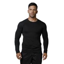 Camiseta Térmica de Manga Longa UV+50 Slim Fit Unissex para Moda Praia