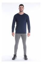 Camiseta Térmica Decote V Com Fleece Interno