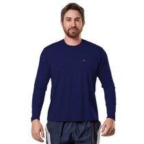 Camiseta Térmica Elite Marinho UPF 50+ Tamanho Especial