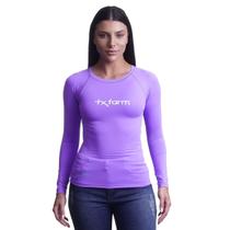 Camiseta Térmica Feminina Uv50+ Texas Farm - Uvf001 - Roxo Lavanda