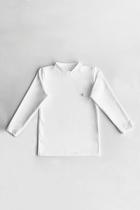 Camiseta Térmica Infantil Peluciada Branco Camiseta Térmica Infantil Peluciada Branco