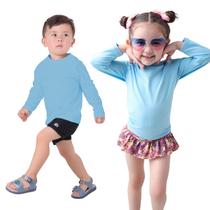 Camiseta Térmica Infantil Proteção Solar Uv50+ Tam 1 Ao 6 Azul Celeste