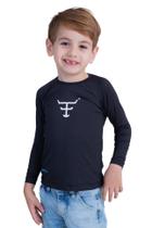 Camiseta Térmica Infantil Unissex Uv50+ M. Longa - Uvmini004 - Preto