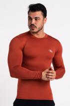 Camiseta Térmica Manga Longa Masculina Marrom Camiseta Térmica Manga Longa Masculina Marrom
