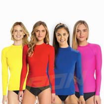 Camiseta Térmica Manga Longa Proteção Solar UV Feminina 253