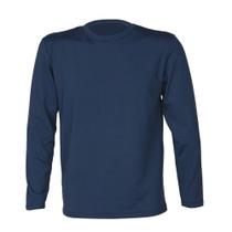 Camiseta Termica Masculina Adulto Azul Marinho Manga Longa Tamanho M - Stuf Camiseta Termica Masculina Adulto Azul Marinho Manga Longa Tamanho M - Stuf
