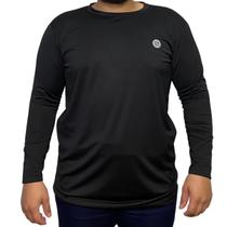 Camiseta Térmica Masculina Plus Segunda Pele Macia Esportes Proteção UV