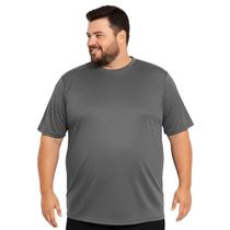 Camiseta Térmica Plus Size Manga Curta Masculina Proteção Solar Uv Dry fit