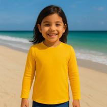 Camiseta Térmica Proteção UV Original Segunda Pele Manga Longa Solar Infantil PLT 351 Camiseta Térmica Proteção UV Original Segunda Pele Manga Longa Solar Infantil PLT 351