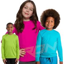 Camiseta Térmica Proteção UV50+ Manga Longa Solar Infantil 243 Camiseta Térmica Proteção UV50+ Manga Longa Solar Infantil 243