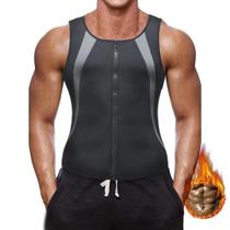 Camiseta Térmica Queima Gordura Regata Masculino Academia Modeladora Efeito Sauna Suor Tamanho M