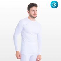 Camiseta Térmica Segunda Pele Manga Longa Inverno Snugg Branca Camiseta Térmica Segunda Pele Manga Longa Inverno Snugg Branca