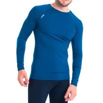 Camiseta Térmica Segunda Pele Proteção UV50+ Azul - Snugg Camiseta Térmica Segunda Pele Proteção UV50+ Azul - Snugg