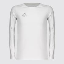 Camiseta Térmica Topper Classic UV50 Manga Longa Juvenil Branca Camiseta Térmica Topper Classic UV50 Manga Longa Juvenil Branca