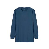 Camiseta Térmica Uniqlo Heattech Masculina Azul Tamanho P