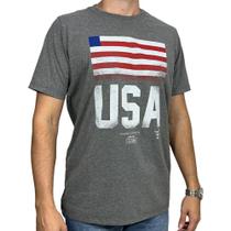Camiseta Texas Farm Cinza Original Estampada New