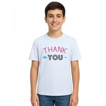 Camiseta Thank You Flecha Estampa Personalizada