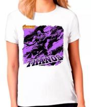 Camiseta Thanos Branca - Feminina Mod. 01