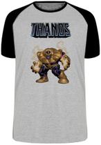Camiseta Thanos Cartoon Blusa Plus Size extra grande adulto ou infantil