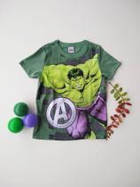 Camiseta The Avengers Hulk/Capitão América Malwee