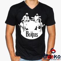 Camiseta The Beatles 100% Algodão Rock Geeko