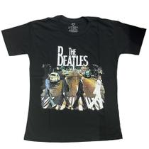 Camiseta The Beatles Abbey Road Blusa Adulto Unissex Banda de Rock Epi010