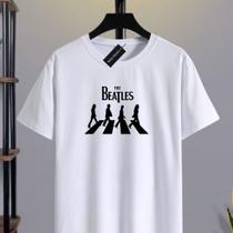 Camiseta The Beatles Banda Rock Camisa masculino e
