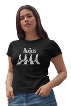 Camiseta The Beatles Rock Feminina Blusinha Baby Look