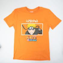 Camiseta The Brands Club Orange Leaf Village Naruto para homem