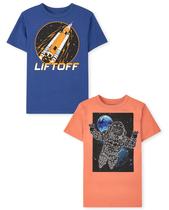 Camiseta The Children's Place Boys Liftoff/Astronaut 10/12 Anos